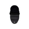 Zwarte voetenzak - Footmuff black (Geboortelijst Lander D.)